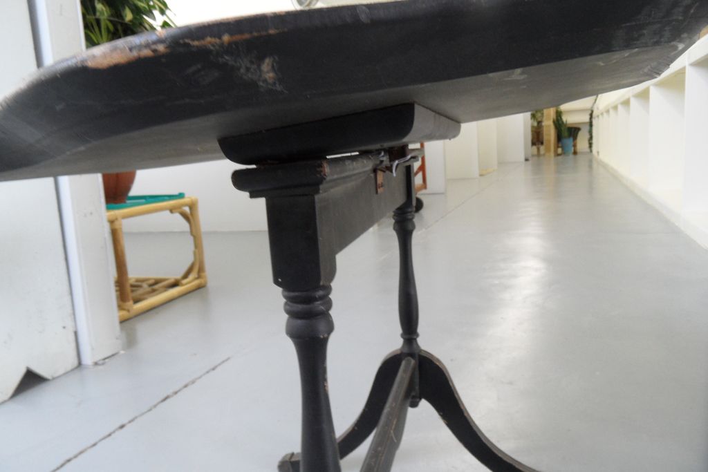 Antique - Tilt Top Table - Duncan Phyfe Style - Hand Painted Antique - Tilt Top Table - Duncan Phyfe Style - Hand Painted