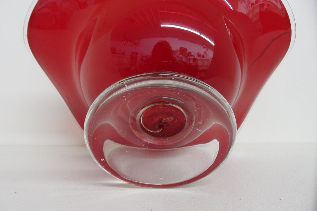 Vintage - Ruby Red Bowl Vintage - Ruby Red Bowl