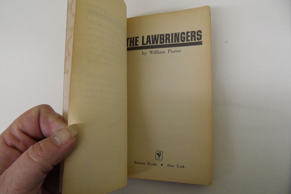 Vintage - Book - The Lawbringers by William Porter Vintage - Book - The Lawbringers by William Porter