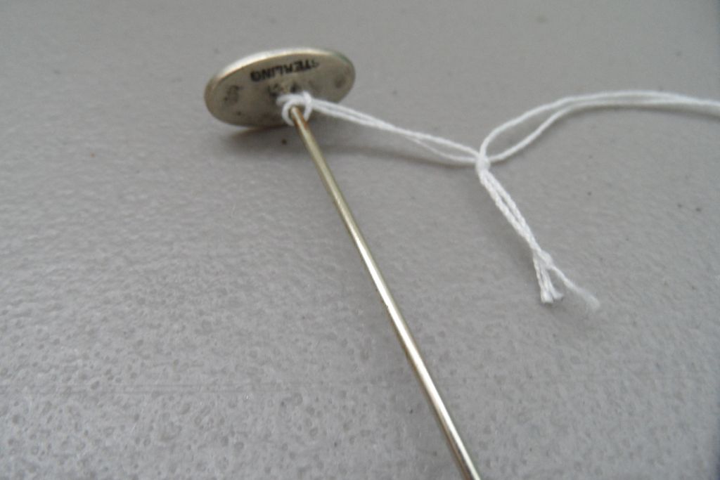 Vintage - Hat Pin - Sterling Silver Vintage - Hat Pin - Sterling Silver