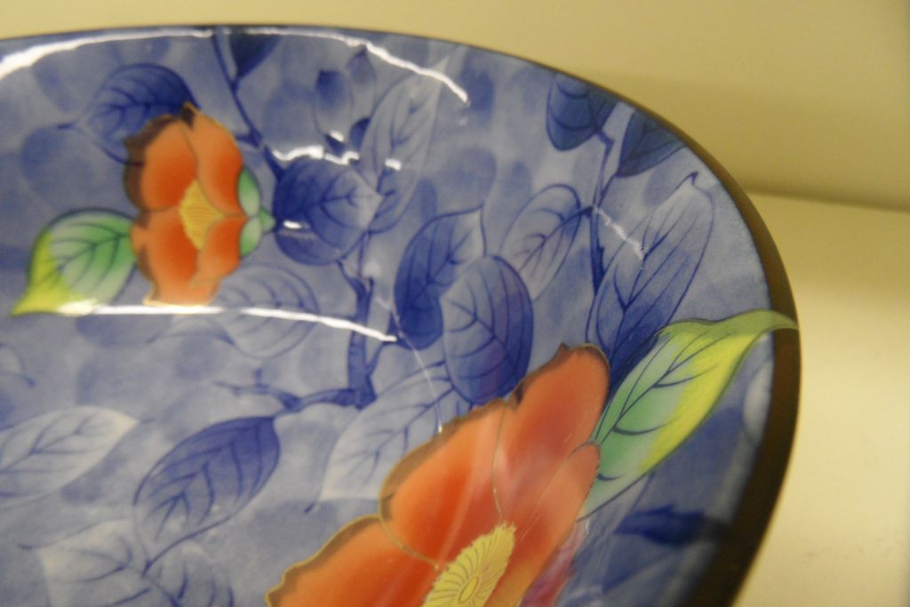 Vintage - Porcelain Bowl - Wonderful colors! Vintage - Porcelain Bowl - Wonderful colors!