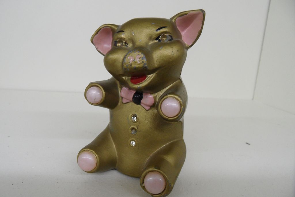 Vintage - Metal - Piggy Bank - Made in Japan Vintage - Metal - Piggy Bank - Made in Japan