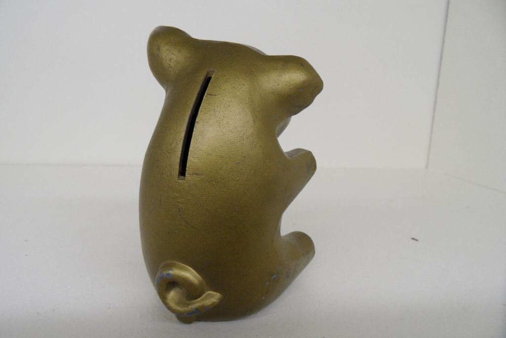 Vintage - Metal - Piggy Bank - Made in Japan Vintage - Metal - Piggy Bank - Made in Japan