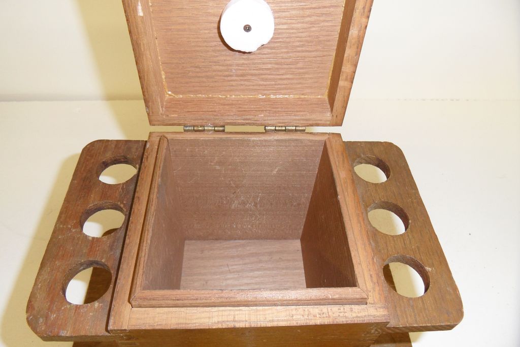 Vintage - AZTEC Cedar-lined Humidor / Pipe holder Vintage - AZTEC Cedar-lined Humidor / Pipe holder