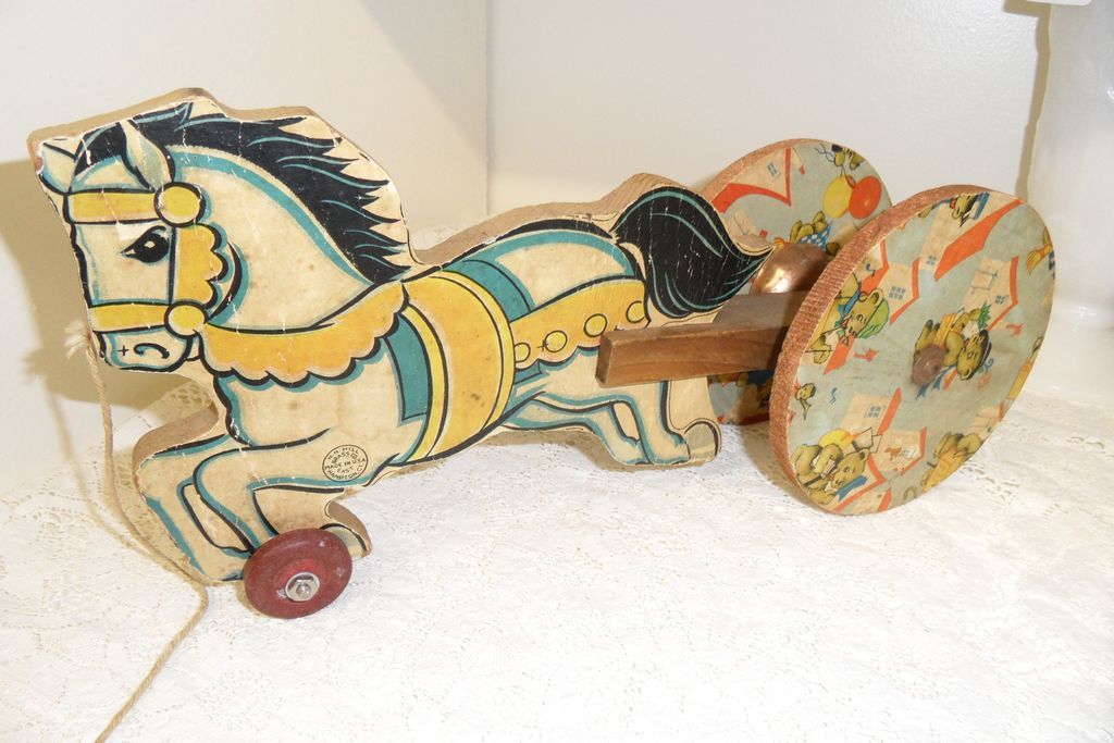 Vintage - Toy - N.N. Hill Brass Co. - Pull Toy Vintage - Toy - N.N. Hill Brass Co. - Pull Toy