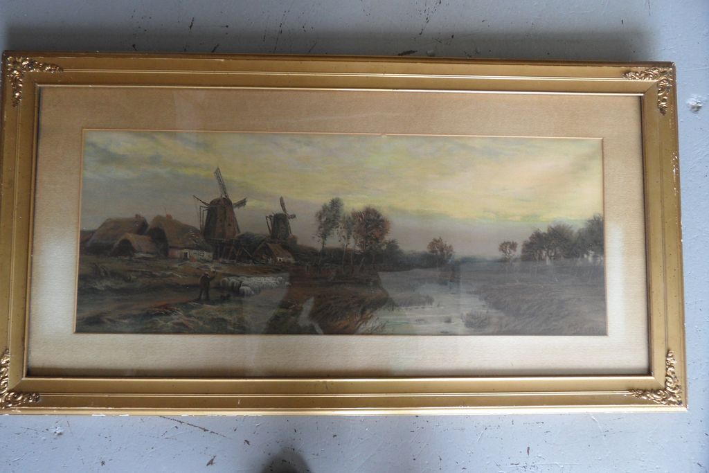 Antique - Print of Pastel Painting - Paul R. Koehler Antique - Print of Pastel Painting - Paul R. Koehler