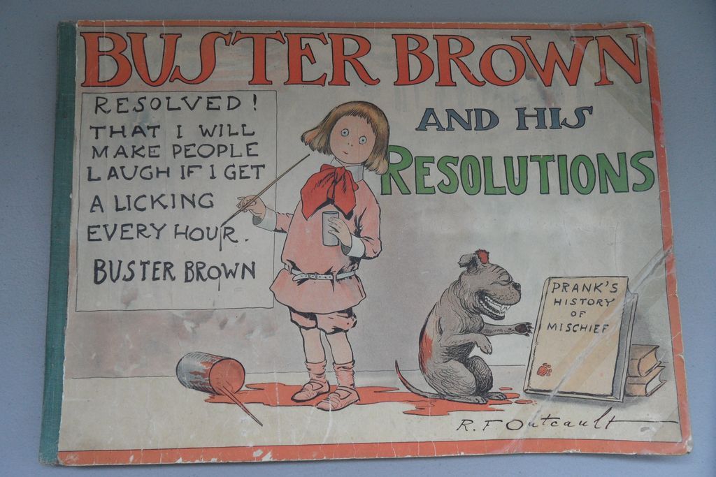 Antique - Books - Buster Brown Paperback Antique - Books - Buster Brown Paperback