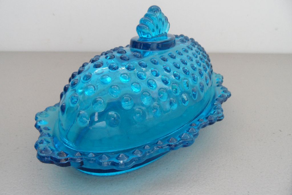 Vintge - Glass - Butter Dish Vintge - Glass - Butter Dish
