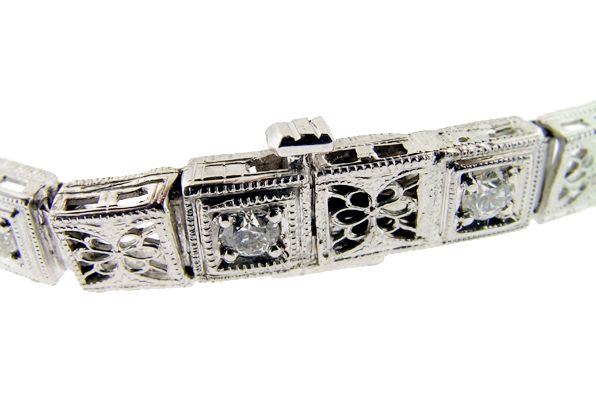 Art Deco Diamond Bracelet Art Deco Diamond Bracelet
