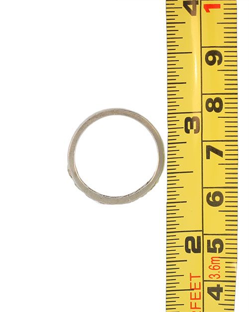 Vintage Diamond and Platinum Demi Band Vintage Diamond and Platinum Demi Band