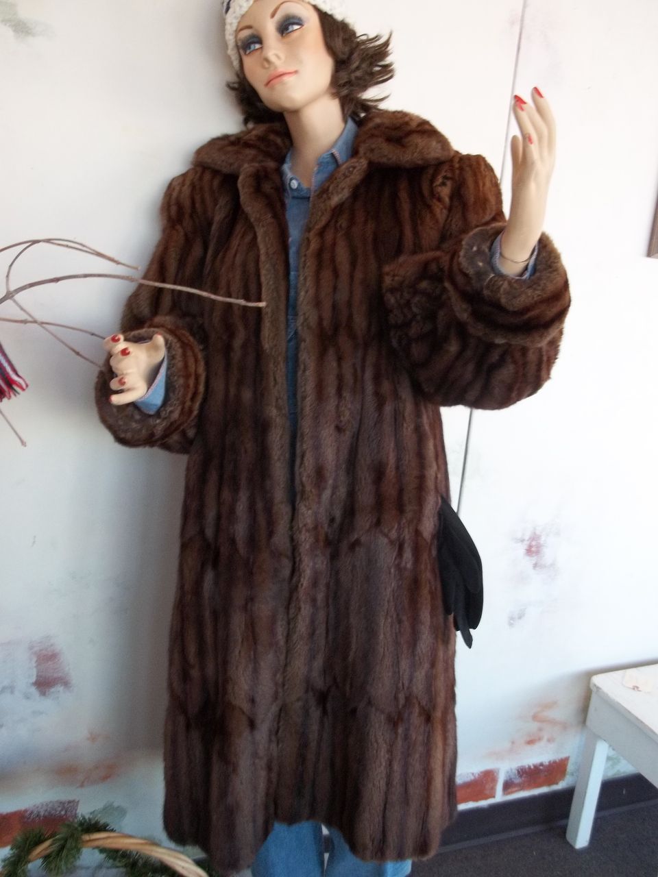 Vintage Full Length Fur Coat Vintage Full Length Fur Coat