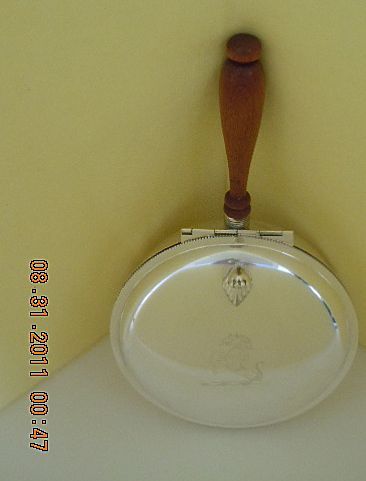 Vintage SHEFFIELD Silver Company Silverplated E.P. Copper Silent Butler/Crumb Tray Vintage SHEFFIELD Silver Company Silverplated E.P. Copper Silent Butler/Crumb Tray