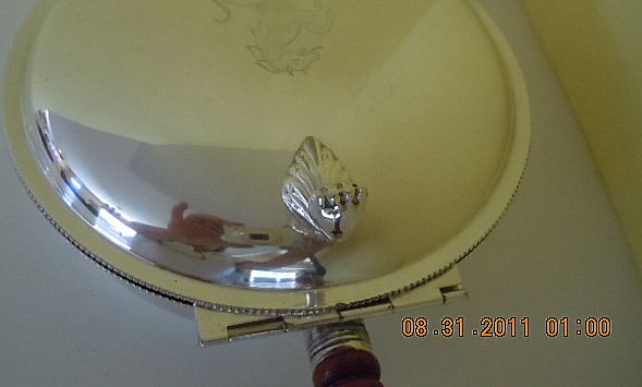 Vintage SHEFFIELD Silver Company Silverplated E.P. Copper Silent Butler/Crumb Tray Vintage SHEFFIELD Silver Company Silverplated E.P. Copper Silent Butler/Crumb Tray