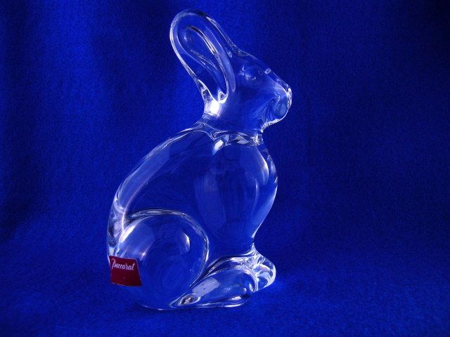 Baccarat Clear Crystal Glass Bunny Rabbit **Ears Up Baccarat Clear Crystal Glass Bunny Rabbit **Ears Up