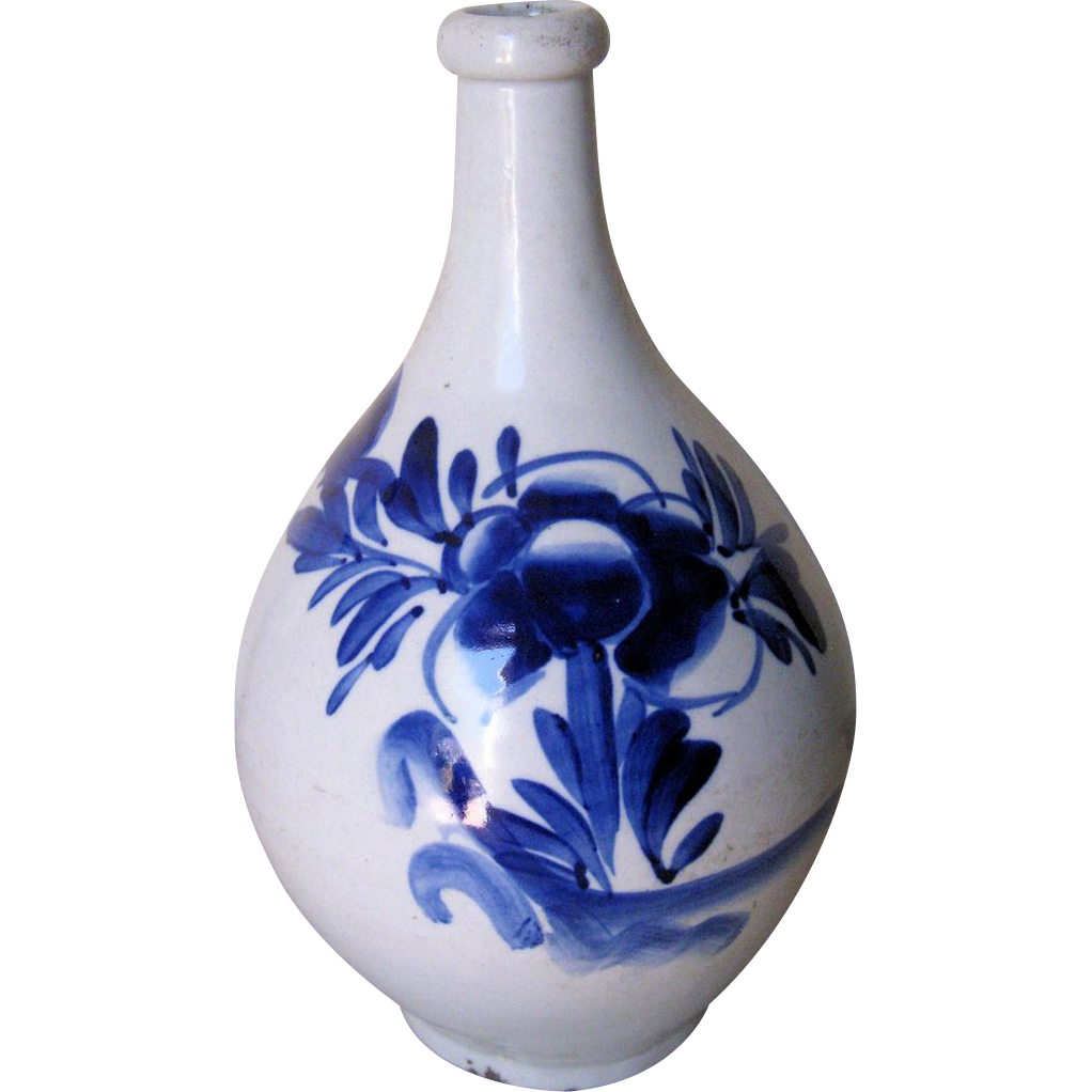 Antique Japanese Ceramic Tokkuri Saki Bottle from dynastycollections on