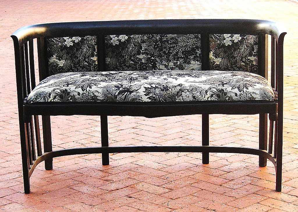 Black Bentwood Parlor Suite by Josef Hoffmann Black Bentwood Parlor Suite by Josef Hoffmann