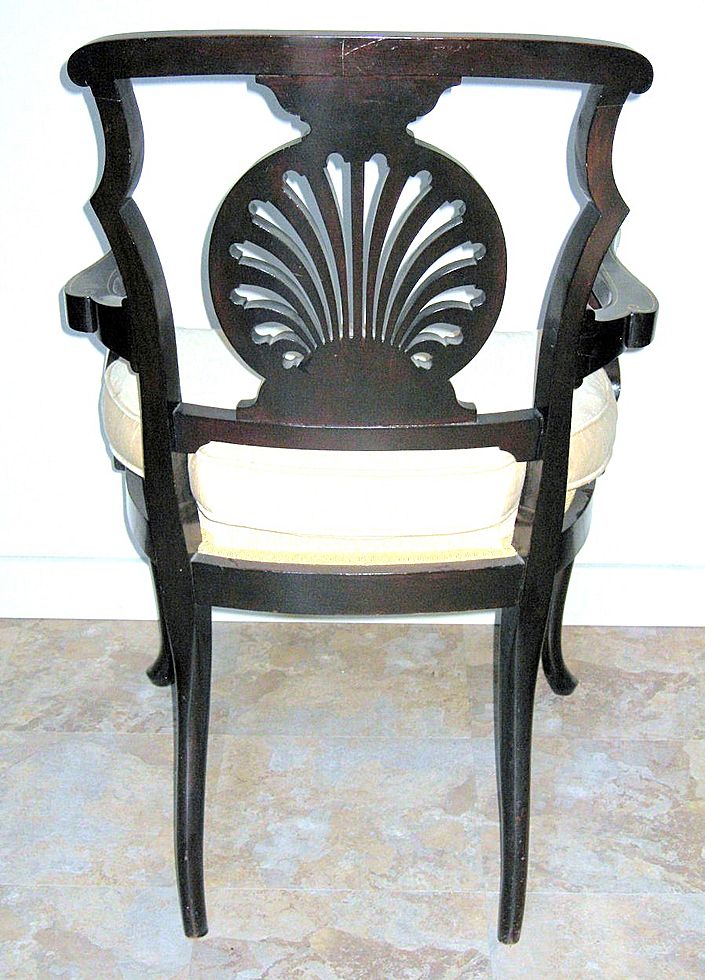 Pair of Edwardian Inlaid Mahogany Armchairs Pair of Edwardian Inlaid Mahogany Armchairs