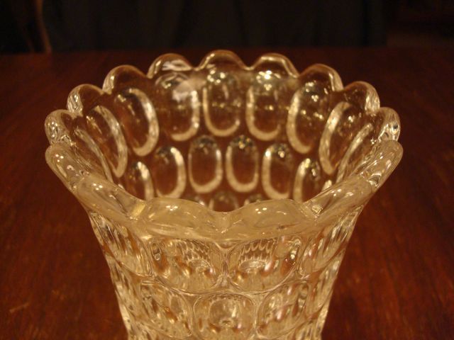 Antique ARGUS or THUMBPRINT Flint Glass Spoonholder EAPG Antique ARGUS or THUMBPRINT Flint Glass Spoonholder EAPG
