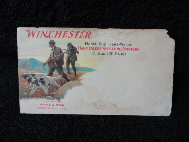 rare old winchester red W envelope rare old winchester red W envelope