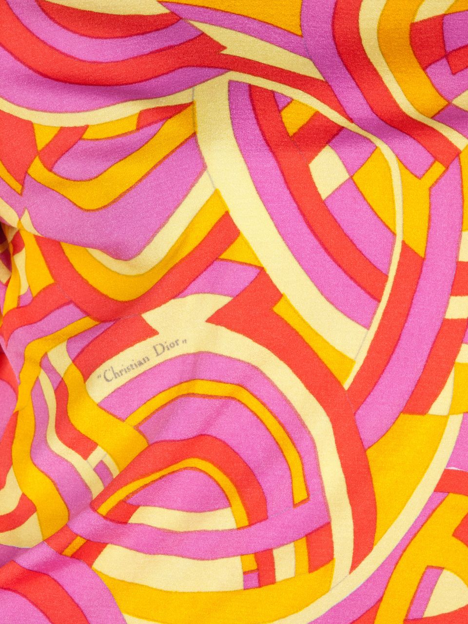 Christian Dior Paris *4 pc Jersey Psychedelic Ensemble *ca 1968 Christian Dior Paris *4 pc Jersey Psychedelic Ensemble *ca 1968