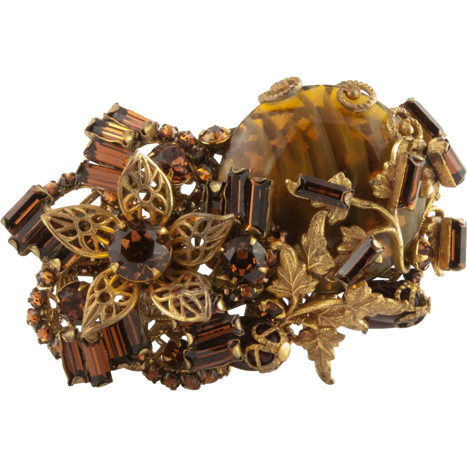 miriam haskell brooch