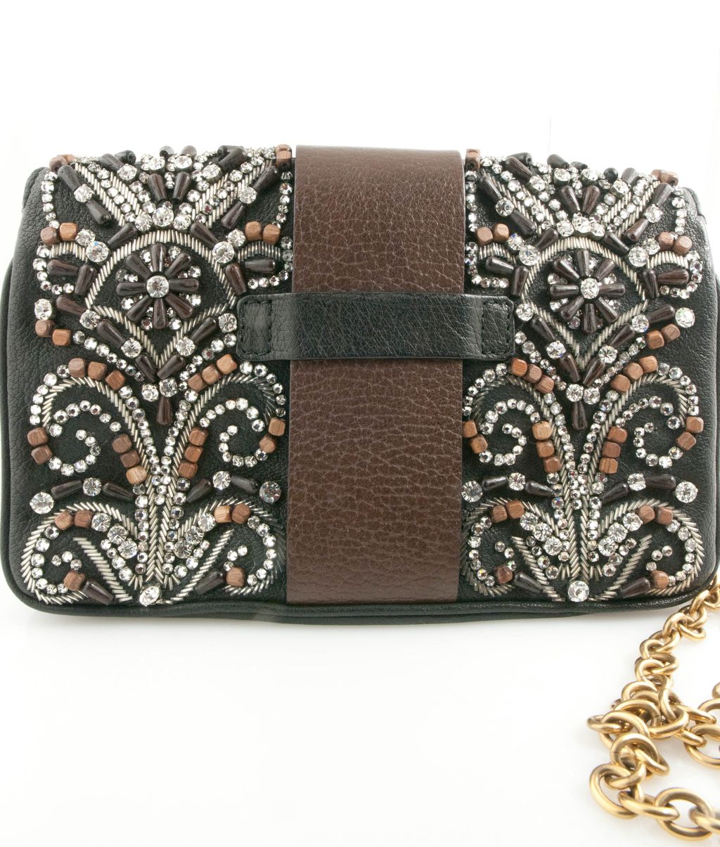 Gorgeous Valentino Caravan Beaded Handbag Purse Gorgeous Valentino Caravan Beaded Handbag Purse