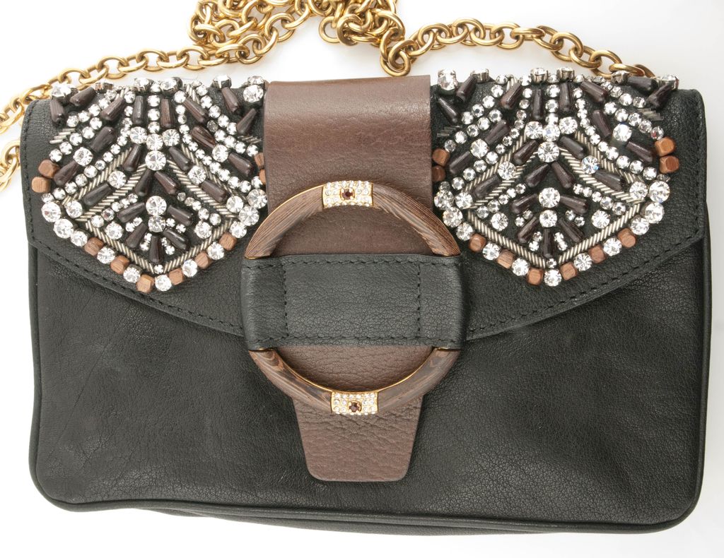 Gorgeous Valentino Caravan Beaded Handbag Purse Gorgeous Valentino Caravan Beaded Handbag Purse