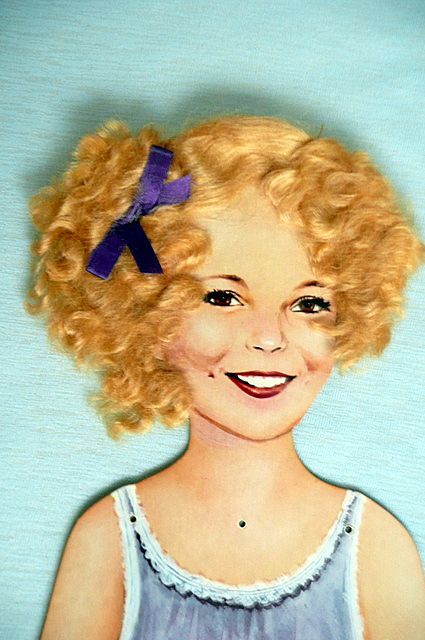 Vintage Shirley Temple Paper Doll Vintage Shirley Temple Paper Doll
