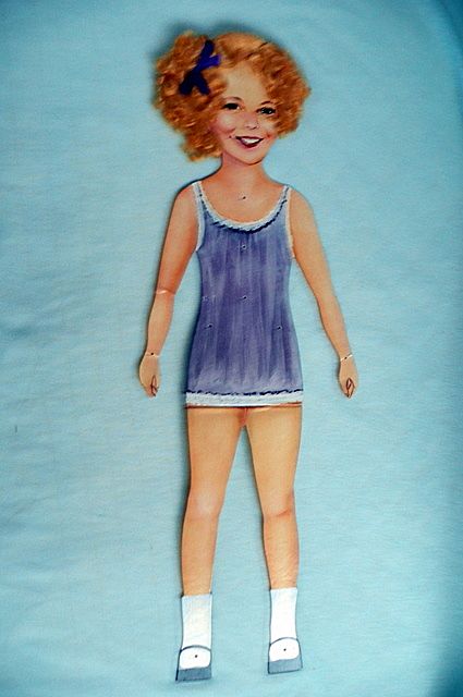 Vintage Shirley Temple Paper Doll Vintage Shirley Temple Paper Doll