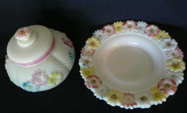 Cosmos Butter Dish 1894 - 1915 EAPG Cosmos Butter Dish 1894 - 1915 EAPG