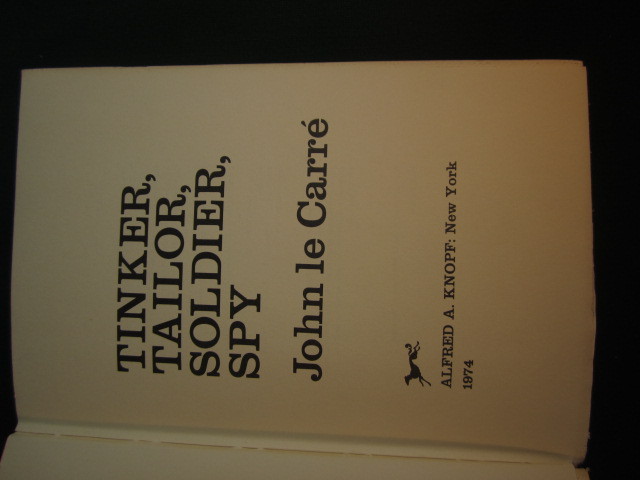 Tinker, Tailor, Soldier, Spy Tinker, Tailor, Soldier, Spy