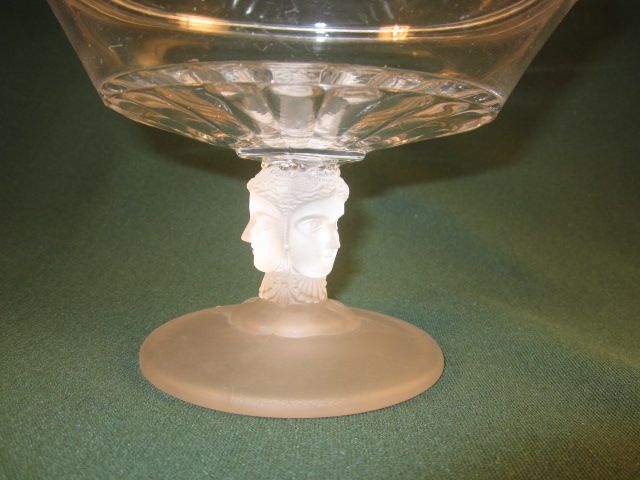 Three Faces Covered Compote Three Faces Covered Compote