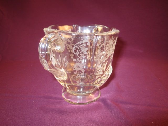 Fostoria "Meadow Rose" Sugar Bowl Fostoria "Meadow Rose" Sugar Bowl