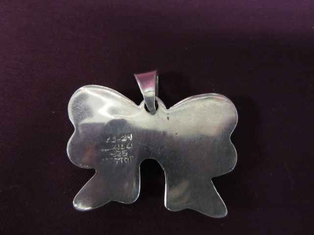 Sterling Silver Bow Pendant Sterling Silver Bow Pendant