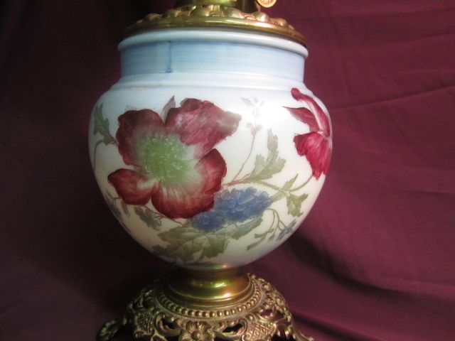 "Gone with the Wind" Lamp P & A Royal with hand painted shade "Gone with the Wind" Lamp P & A Royal with hand painted shade