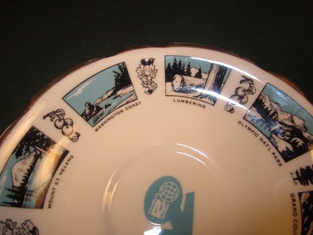1962 World's Fair Tea Cup and Saucer, Seattle 1962 World's Fair Tea Cup and Saucer, Seattle