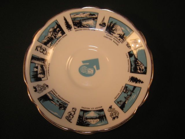 1962 World's Fair Tea Cup and Saucer, Seattle 1962 World's Fair Tea Cup and Saucer, Seattle