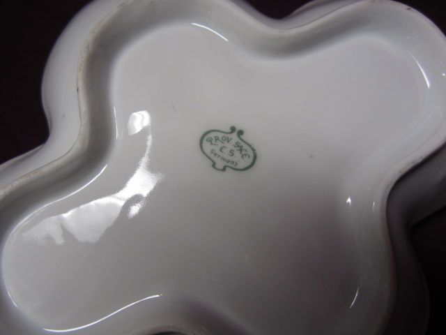 Vintage Porcelain Dish with Handle Vintage Porcelain Dish with Handle