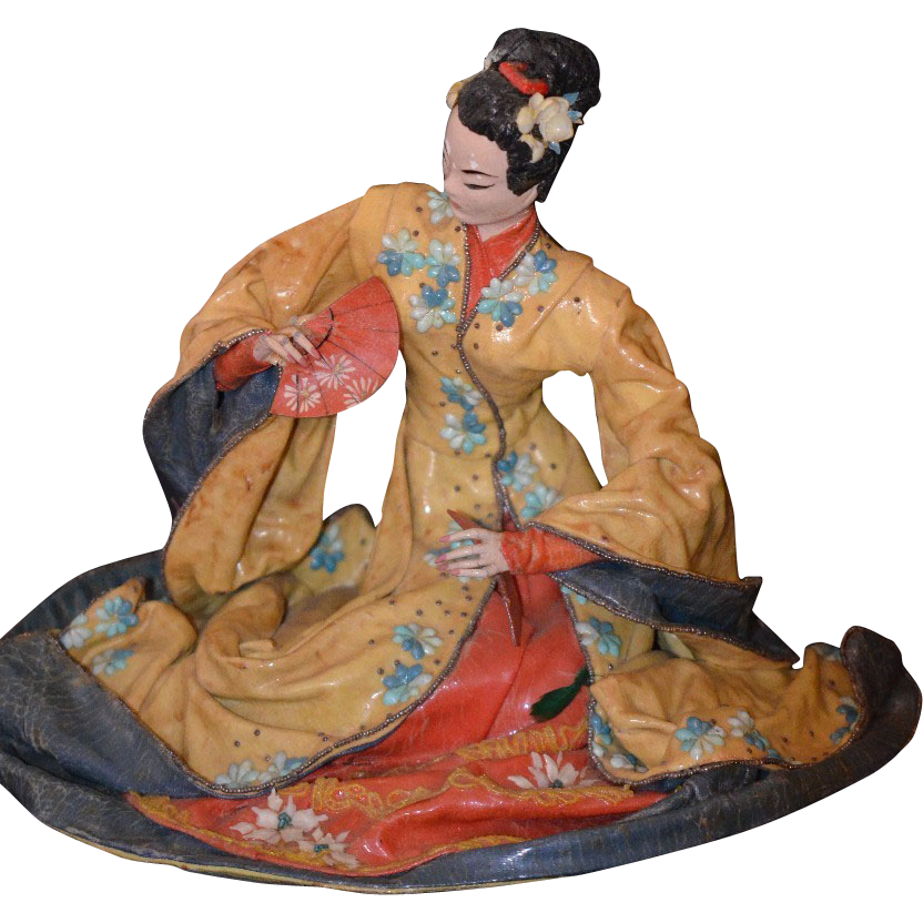 Vintage Doll Kathi Urbach Oriental Fabric Doll Vintage Doll Kathi Urbach Oriental Fabric Doll