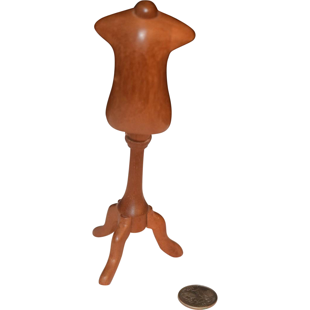 small wood mannequin