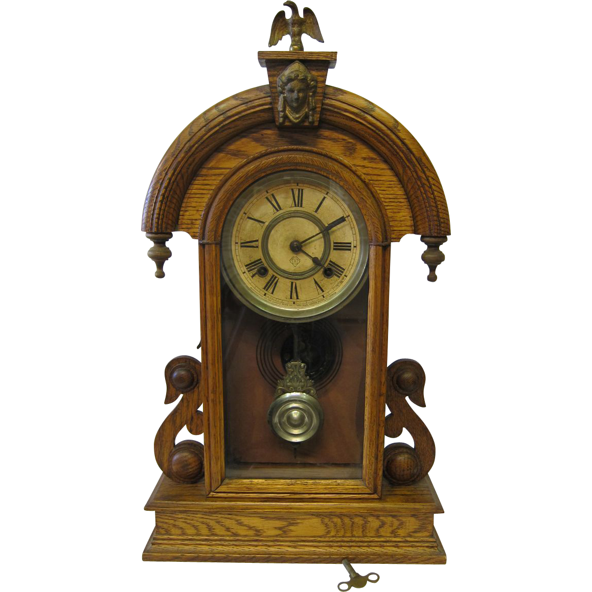 Vintage early 1900's Ansonia Gingerbread clock from zinziantiques on