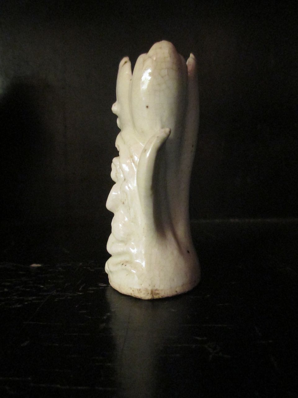19th Century Spill Vase with Angel 19th Century Spill Vase with Angel