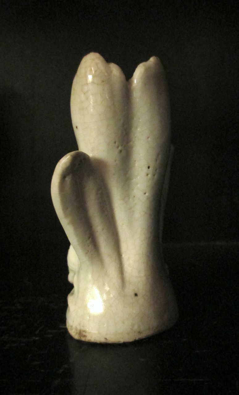 19th Century Spill Vase with Angel 19th Century Spill Vase with Angel
