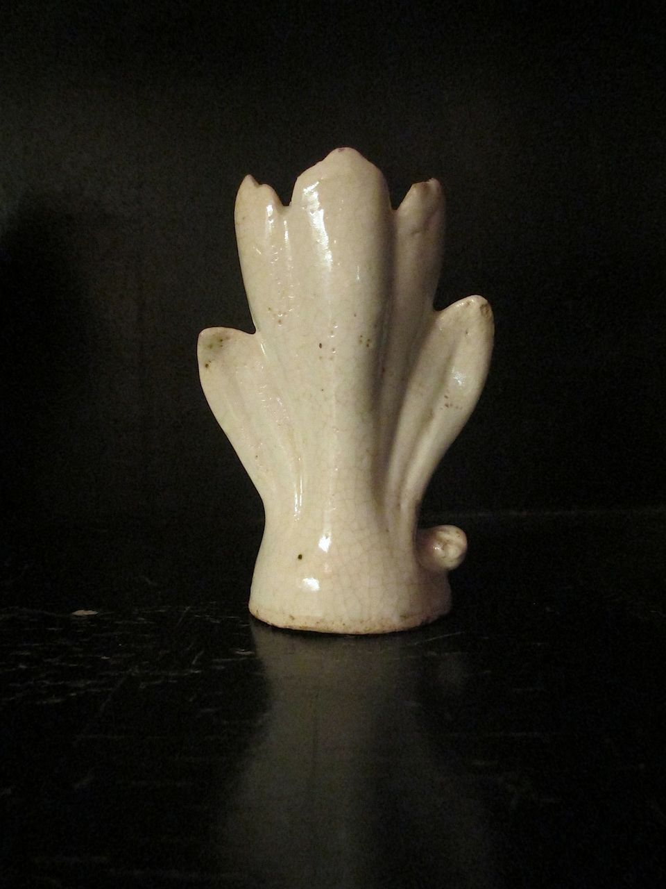 19th Century Spill Vase with Angel 19th Century Spill Vase with Angel