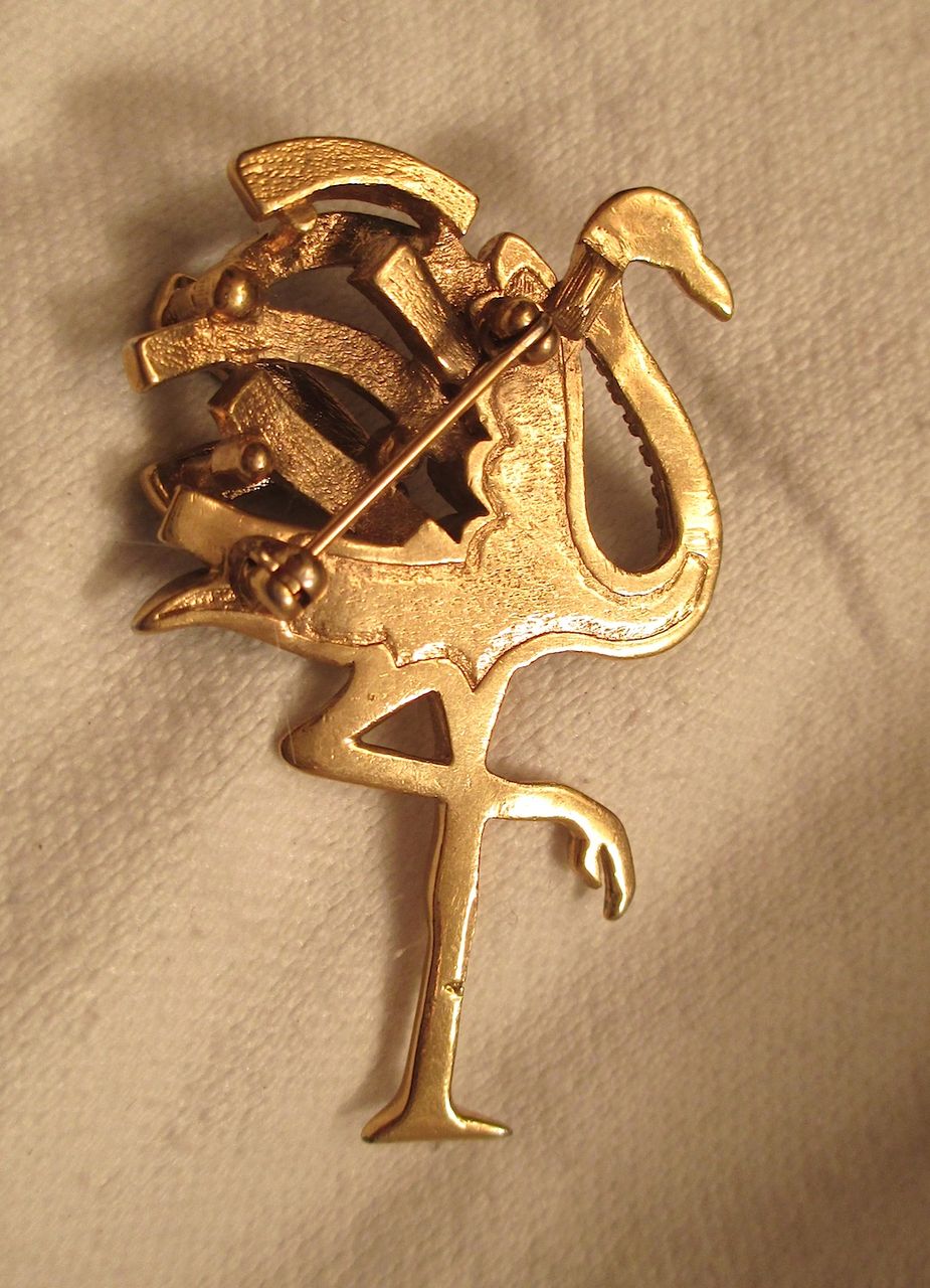 Stork Brooch, Vintage Stork Brooch, Vintage