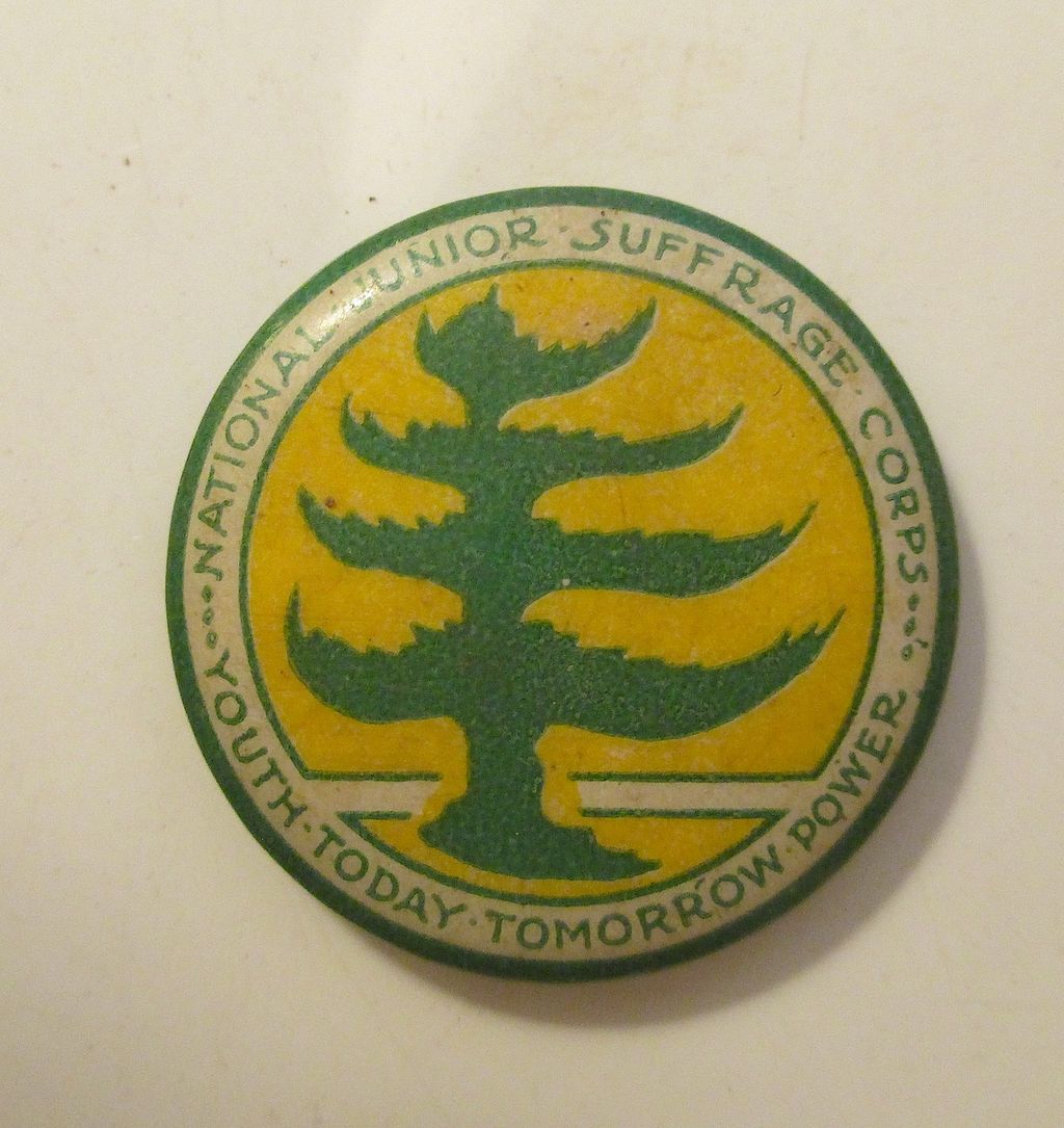 3 National Junior Suffrage Corps Buttons, circa 1914. 3 National Junior Suffrage Corps Buttons, circa 1914.
