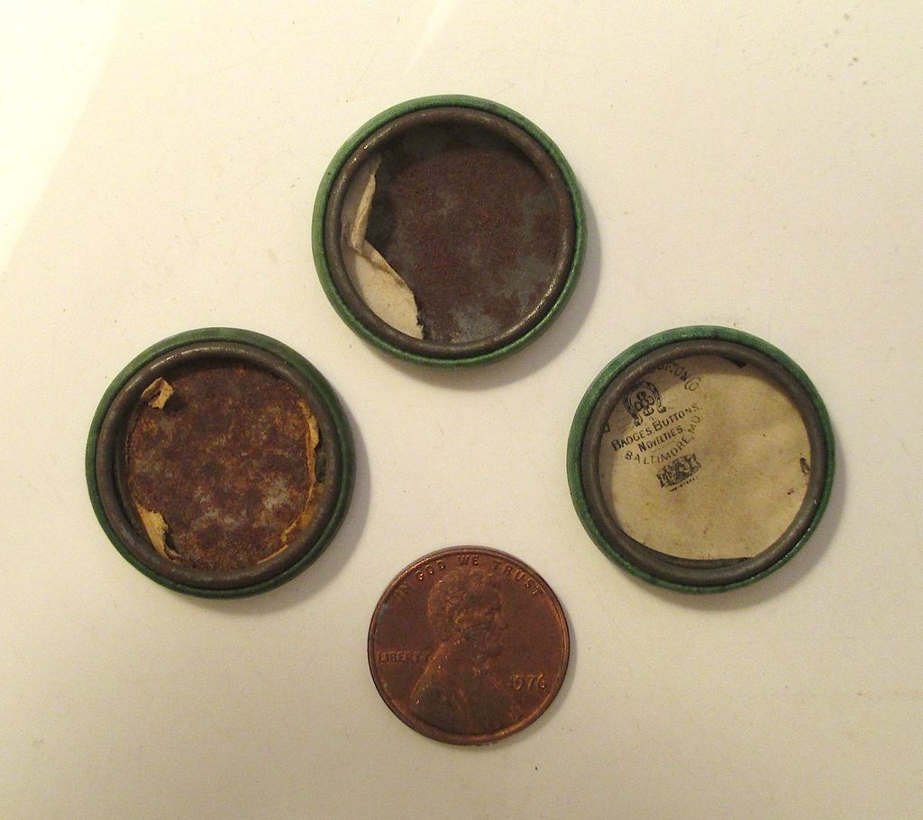 3 National Junior Suffrage Corps Buttons, circa 1914. 3 National Junior Suffrage Corps Buttons, circa 1914.