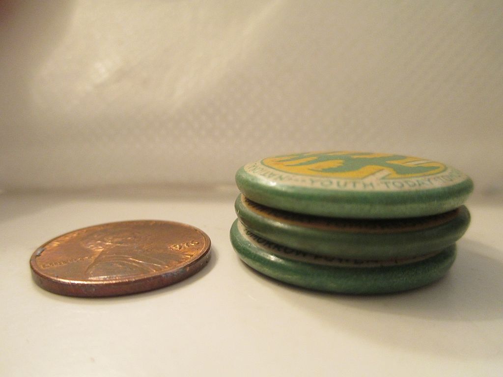3 National Junior Suffrage Corps Buttons, circa 1914. 3 National Junior Suffrage Corps Buttons, circa 1914.