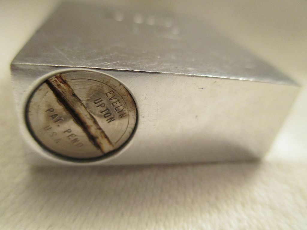 Evelyn Upton Lighter-Shaped Perfume Atomizer, c. 1946 Evelyn Upton Lighter-Shaped Perfume Atomizer, c. 1946