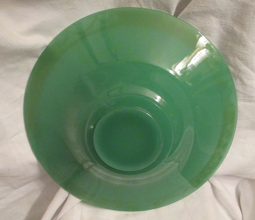 Green Glass Bowl Green Glass Bowl